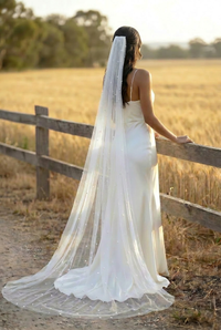 Double Pearl Veil detail 4